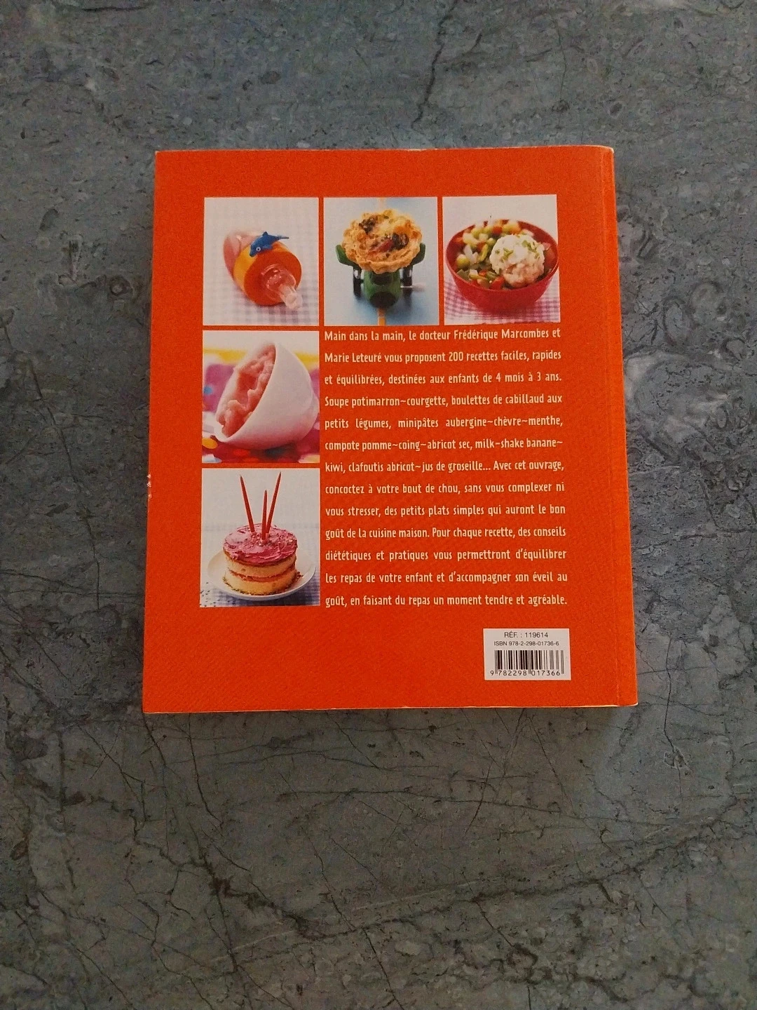 Livro de receitas "mes petits plat pour bébé" – photo 2